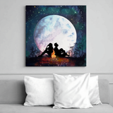 Discover Fashion Behold's wall art with a romantic couple night scene
