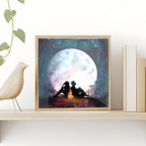 The perfect night sky couple canvas wall art from Fashion Behold