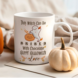 Transform your daily coffee ritual into a bewitching experience with this premium white ceramic coffee mug.