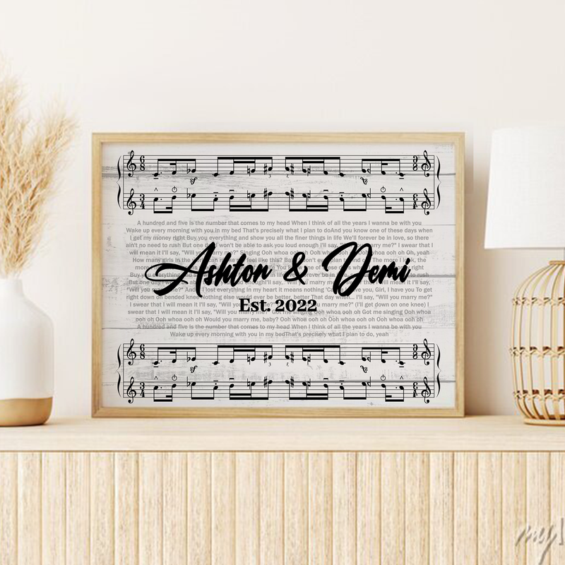 personalized wall art with names