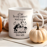A work of art that celebrates the spooky season, this mug is designed to withstand the rigors of daily use.