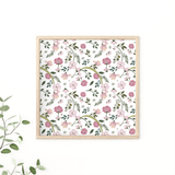 The Perfect Wooden Frame Floral Canvas Print