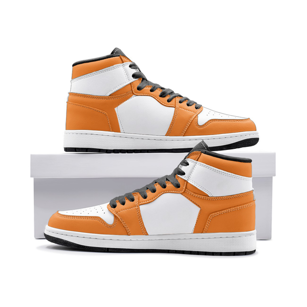 Elevate your style with Carrot Color Unisex Sneakers.
