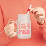Romantic sipping experience with lid & reusable straw