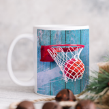 Best white ceramic coffee mug for basketball lovers