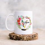 Customize your coffee journey with our exquisite printed ceramic coffee mug