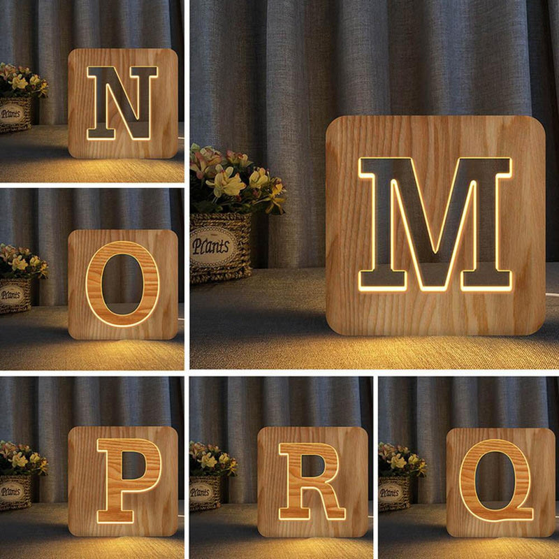 Create your unique ambiance with alphabet-inspired lighting.