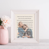 Capture Moments with Customized Photo and Quotes Wooden Art