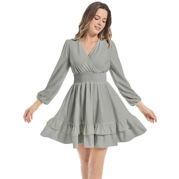 Grey Dress, perfect for both casual and semi-formal occasions.
