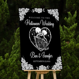 Personalized ghostly wedding entrance decor by Fashion Behold