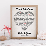 Find the Perfect Wall Decor: Personalized Heart Art