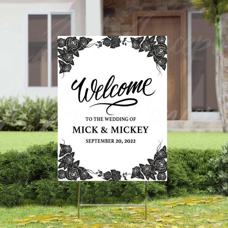 Personalized Halloween theme welcome board