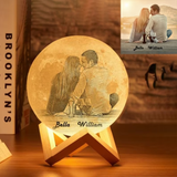 Illuminate your world with our Customizable Moon Lamp.
