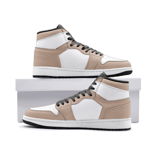 Elevate your style with these Sand Color Sneakers.