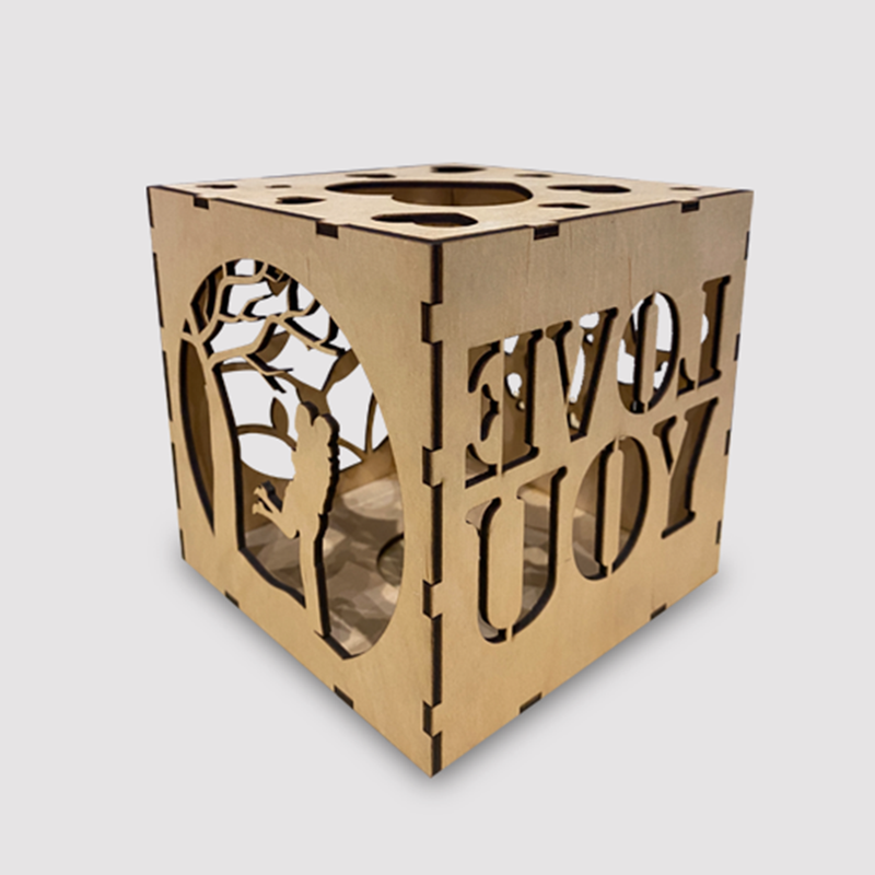 Wood Light Box- Laser Cut