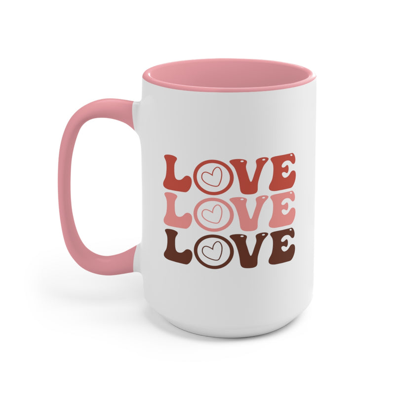 Discover the charm of our love-inspired printed ceramic cup