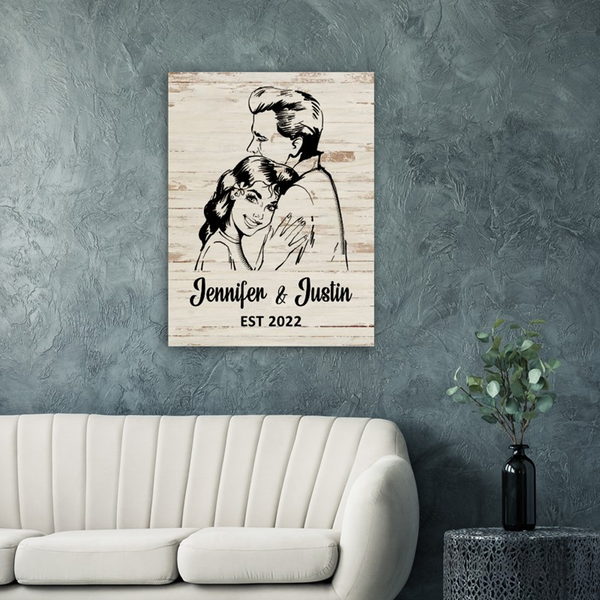 Personalized name wall art by Fashion Behold