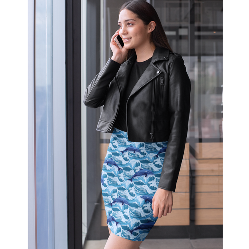  Fish Pattern Skirt 