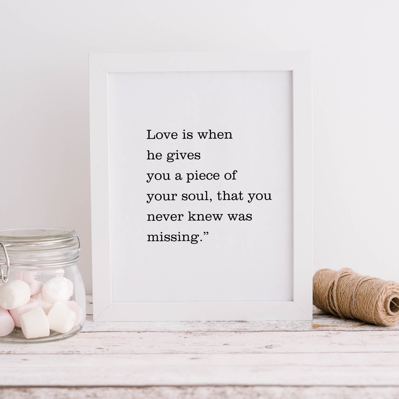 Customize Quotation for Soulful Love Canvas Prints Online
