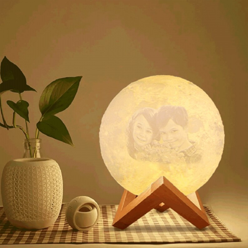 Photo Engraved Moon Lamp | Photo Moon Lamp | Fashion Behold