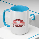 Chic love-themed coffee cups with unique printed designs