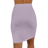 Women's Pencil Skirt- Purple
