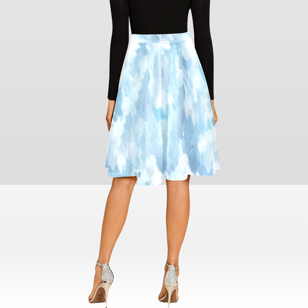 Step into a world of celestial elegance with this blue skirt.
