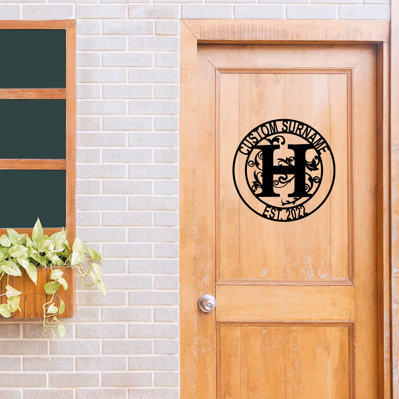 Create a Warm and Inviting Atmosphere from the Moment You Enter with Personalized Door Signs.
