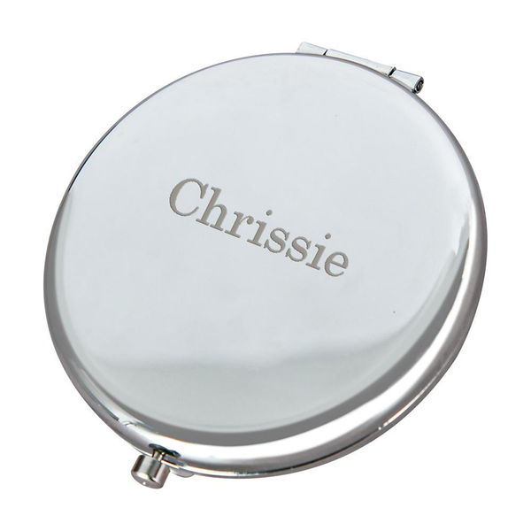 Elegant and personal, our Custom Pocket Mirror complements your on-the-go style.