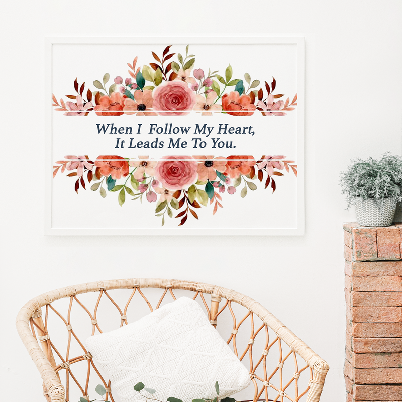 Create Memories with Personalized Path To You Wall Art