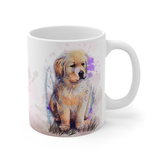 Enjoy your daily brew in style with our elegant dog-themed coffee cups