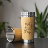 Print-on-demand stainless steel and wood drinkware
