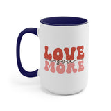 Charming love coffee cups with unique design