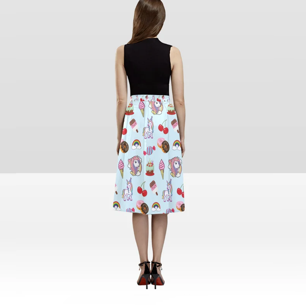 A festive blend of comfort and merriment in one skirt.