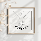 Express Your Emotions with Forever Love Art Prints