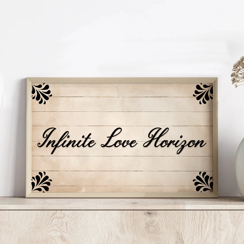 personalized love quote canvas