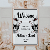 Personalized wedding foam board print for memorable entry