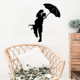 Enhance your decor with our Couple Under Umbrella Wall Art.