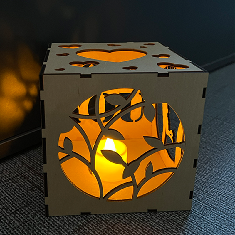 Wood Light Box- Laser Cut