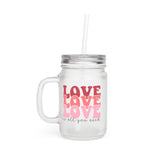 Unique anniversary gift: TRIPLE LOVE mug set