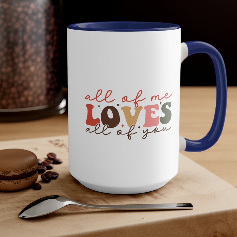Quality romantic coffee mug to celebrate love
