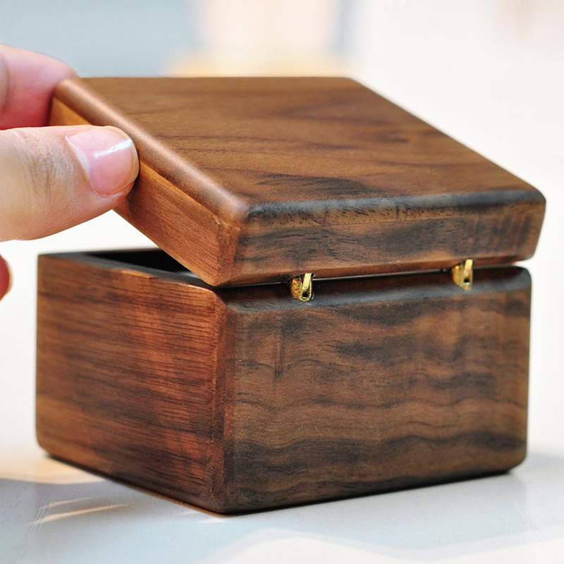 Cherish special moments with a Photo Music Box made of wood.