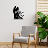Celebrate your commitment with this Mr. and Mrs. Sign.
