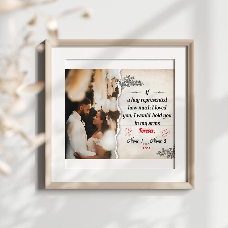 Meaningful Home Decor: Cozy Hugs Quote Canvas Art