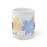 Premium quality white ceramic mug with personalized print