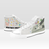 High Top Men Canvas Shoes Writers