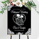 Unique wedding entrance charm with ghostly theme