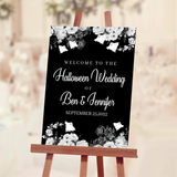 Stylish personalized wedding signage