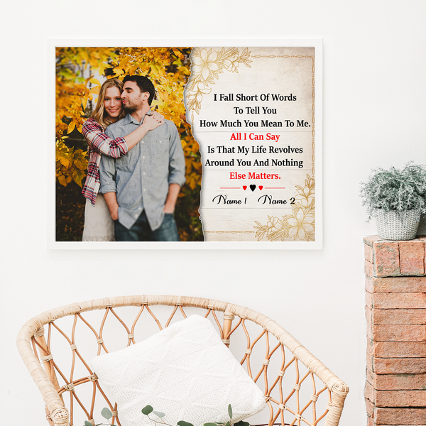 Express Love with Customized Name Canvas Prints