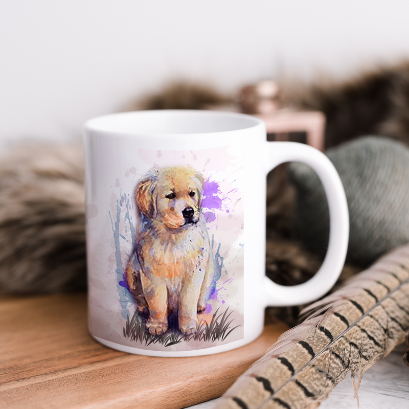 Show your love for pets with our unique dog-inspired coffee cups
